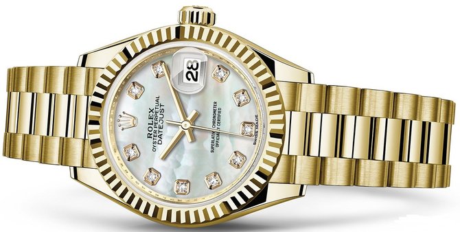 Rolex 279178-0025 Datejust Ladies 28 mm Yelow Gold  - фото 2
