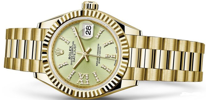 Rolex 279178-0007 Datejust Ladies 28 mm Yelow Gold  - фото 2