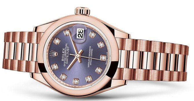 Rolex 279165-0019 Datejust Ladies 28 mm Everose Gold  - фото 2