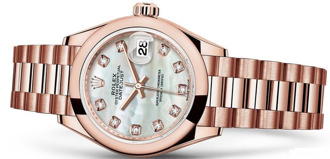 Rolex 279165-0017 Datejust Ladies 28 mm Everose Gold  - фото 2