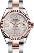 Rolex Datejust Ladies 279171-0020 28 mm Steel and Everose Gold