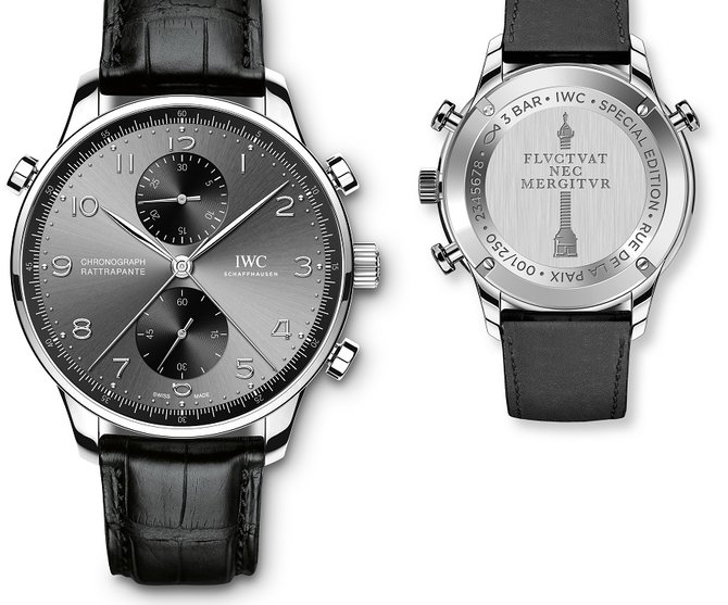 IWC IW371216 Portugieser Chronograph Rattrapante Edition "Boutique De La Paix" - фото 3