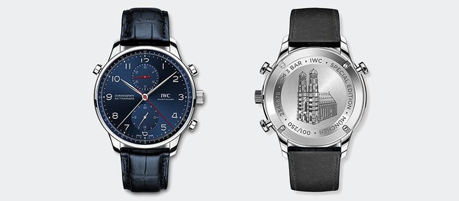 IWC IW371217 Portugieser Chronograph Rattrapante Edition "Boutique Munich" - фото 2