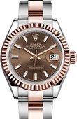 Rolex Datejust Ladies 279171-0018 28 mm Steel and Everose Gold