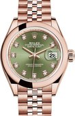 Rolex Datejust Ladies 279165-0012 28 mm Everose Gold 