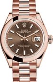 Rolex Datejust Ladies 279165-0007 28 mm Everose Gold 
