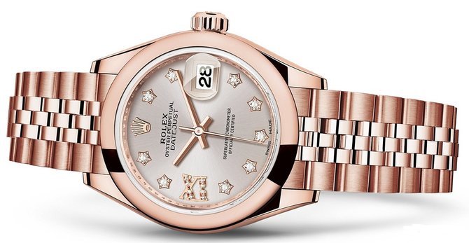 Rolex 279165-0006 Datejust Ladies 28 mm Everose Gold  - фото 2