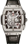 Hublot Часы Hublot Spirit of Big Bang 601.NX.0173.LR.1104 Titanium Diamonds Chronograph 
