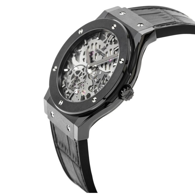 Hublot 545.CM.0140.LR Classic Fusion Ultra-Thin Skeleton All Black - фото 2