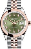 Rolex Datejust Ladies 279161-0007 28 mm Steel and Everose Gold