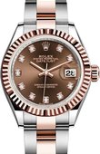 Rolex Datejust Ladies 279171-0012 28 mm Steel and Everose Gold
