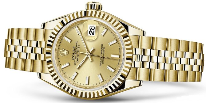 Rolex 279178-0003 Datejust Ladies 28 mm Yelow Gold  - фото 2
