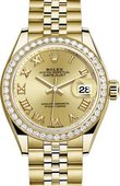 Rolex Datejust Ladies 279138rbr-0022 28 mm Yelow Gold 