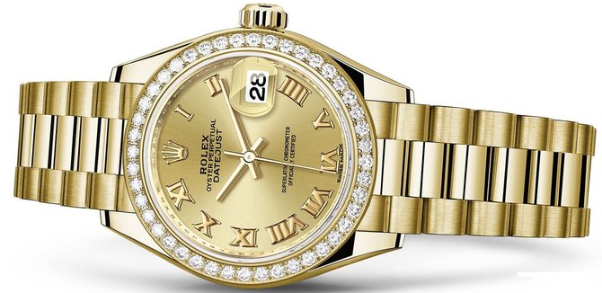 Rolex 279138rbr-0021 Datejust Ladies 28 mm Yelow Gold  - фото 2