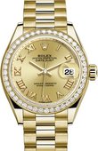 Rolex Datejust Ladies 279138rbr-0021 28 mm Yelow Gold 