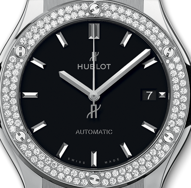 Hublot 511.NX.1171.LR.1104 Classic Fusion Titanium Diamonds - фото 2