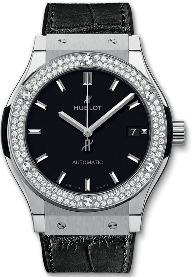 Hublot 511.NX.1171.LR.1104 Classic Fusion Titanium Diamonds - фото 1