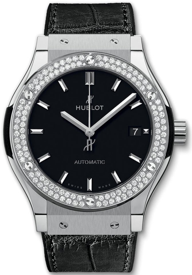 Hublot 542.NX.1171.LR.1104 Classic Fusion Titanium Diamonds