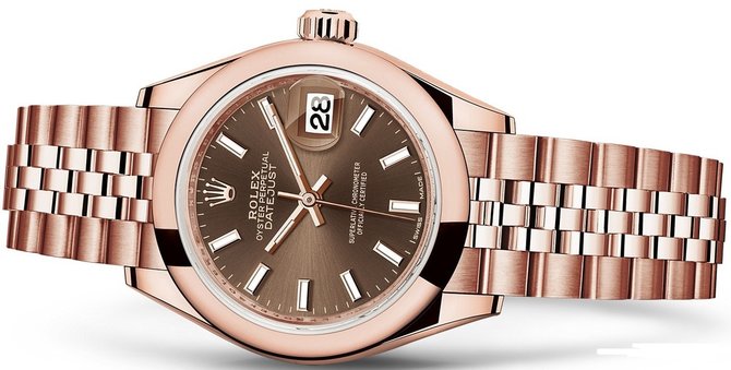 Rolex 279165-0008 Datejust Ladies 28 mm Everose Gold  - фото 2
