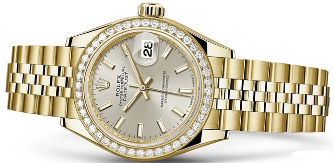 Rolex 279138rbr-0012 Datejust Ladies 28 mm Yelow Gold  - фото 2