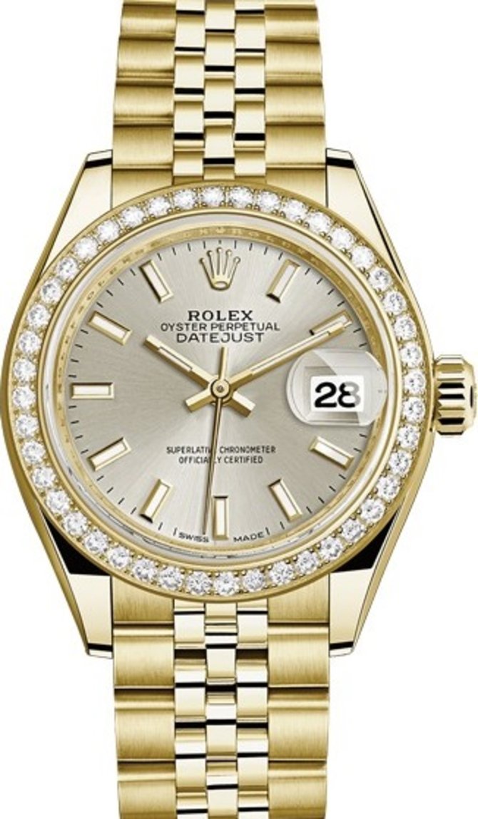 Rolex 279138rbr-0012 Datejust Ladies 28 mm Yelow Gold  - фото 1