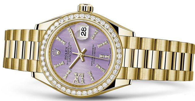 Rolex 279138rbr-0010 Datejust Ladies 28 mm Yelow Gold  - фото 2