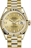 Rolex Datejust Ladies 279178-0017 28 mm Yelow Gold 