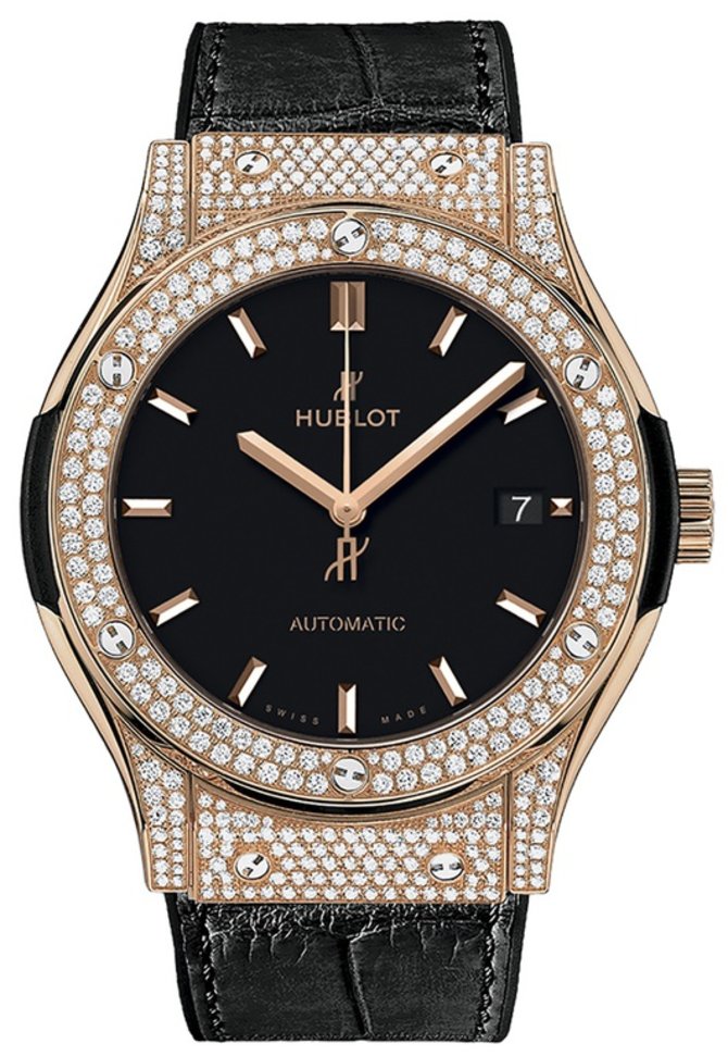 Hublot 542.OX.1181.LR.1704 Classic Fusion King Gold Pave