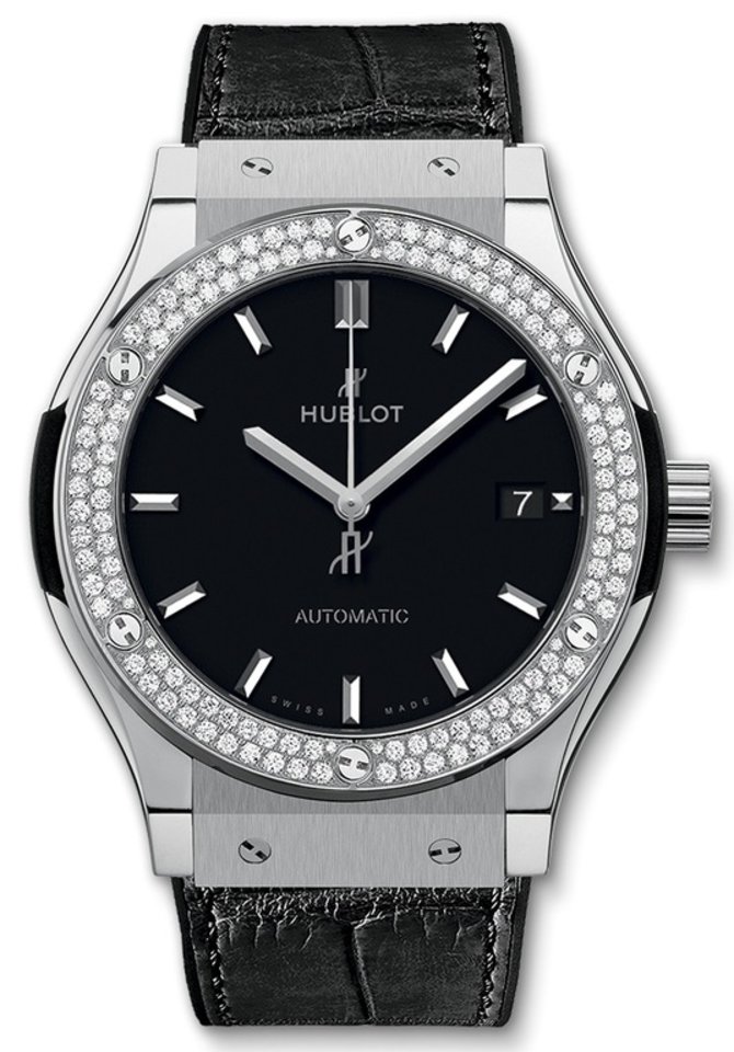 Hublot 565.NX.1171.LR.1104 Classic Fusion Titanium Diamonds
