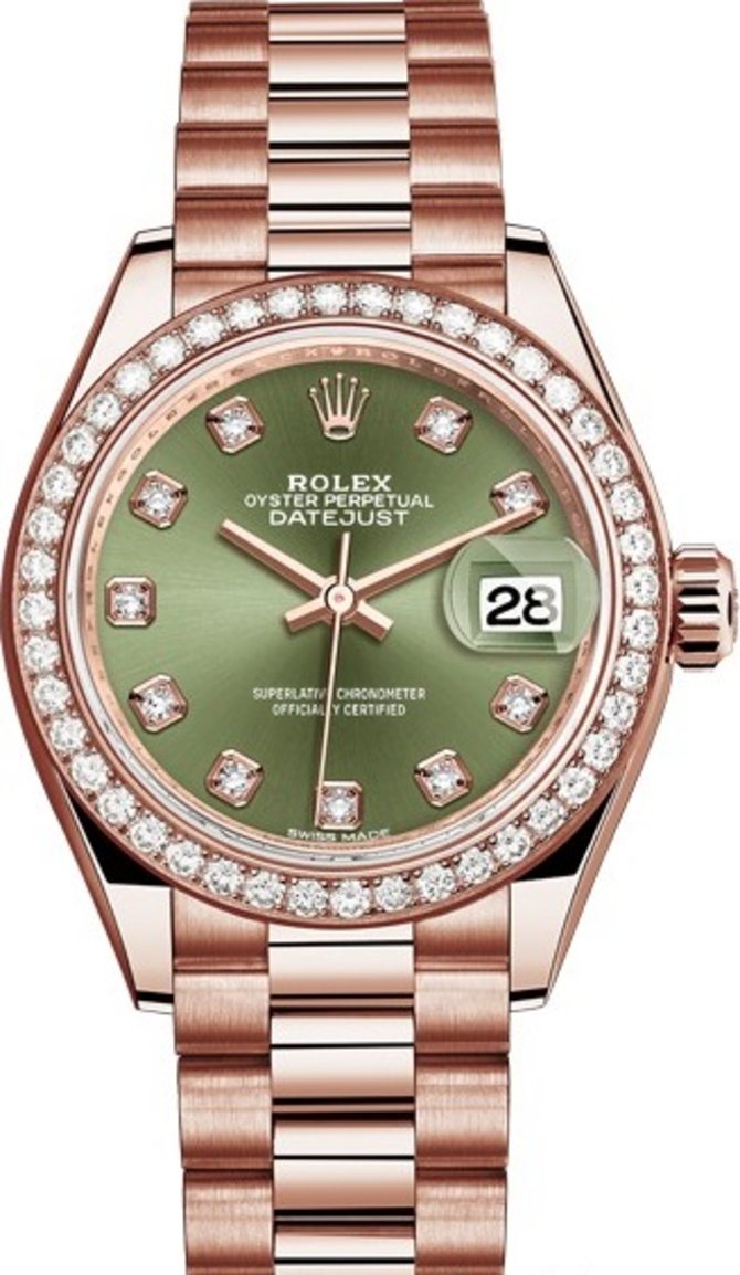 Rolex 279135rbr-0014 Datejust Ladies Everose Gold  - фото 1