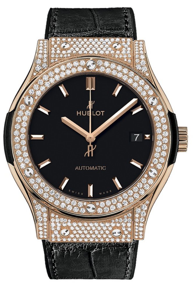 Hublot 565.OX.1181.LR.1704 Classic Fusion King Gold Pave