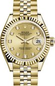 Rolex Datejust Ladies 279178-0024 28 mm Yelow Gold 
