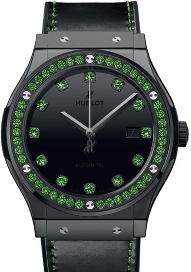 Hublot 542.CS.1210.VR.1222 Classic Fusion Shiny Ceramic Green