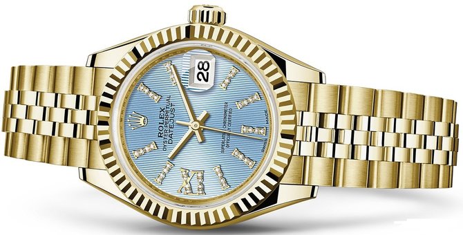 Rolex 279178-0010 Datejust Ladies 28 mm Yelow Gold  - фото 2
