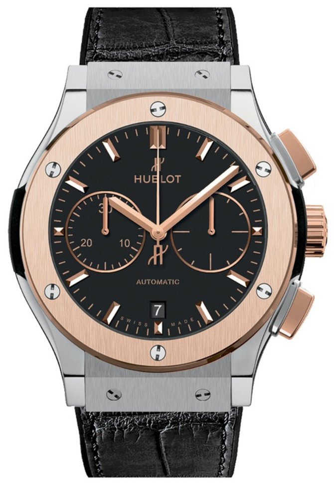 Hublot 541.NO.1181.LR Classic Fusion Chronograph Titanium King Gold - фото 1