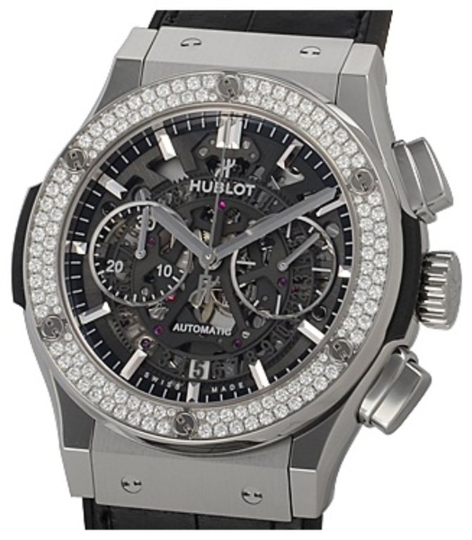 Hublot 525.NX.0170.LR.1104 Classic Fusion Chronograph Titanium Diamonds - фото 2