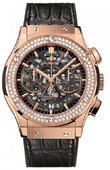 Hublot Classic Fusion 525.OX.0180.LR.1104 Chronograph King Gold Diamond