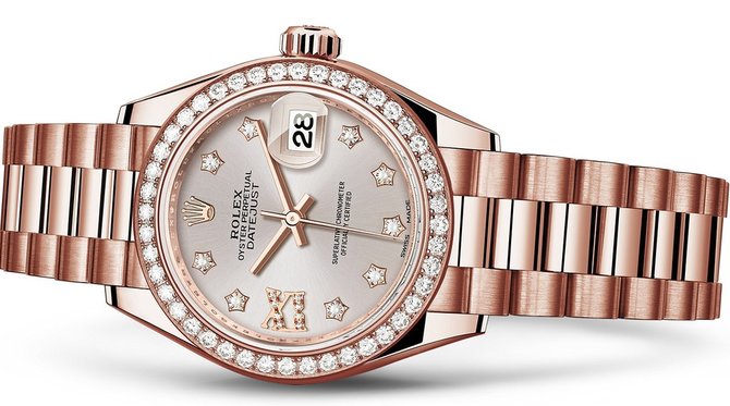 Rolex 279135rbr-0003 Datejust Ladies 28 mm Everose Gold  - фото 2