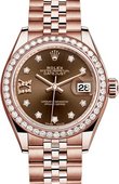 Rolex Datejust Ladies 279135rbr-0002 28 mm Everose Gold 