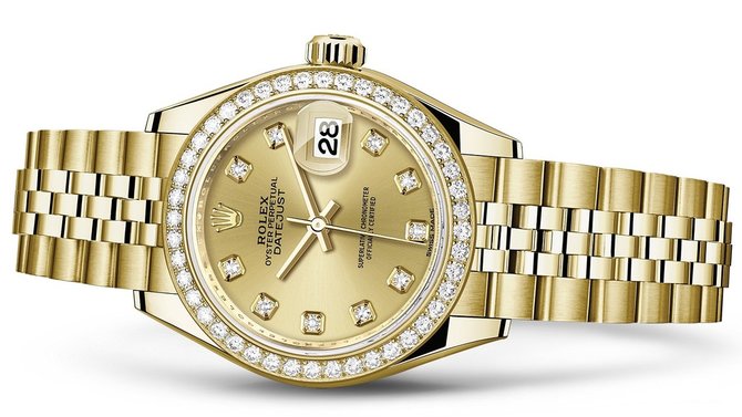 Rolex 279138rbr-0024 Datejust Ladies  28 mm Yelow Gold  - фото 2