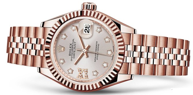 Rolex 279175-0006 Datejust Ladies 28 mm Everose Gold  - фото 2