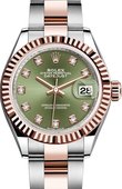 Rolex Datejust Ladies 279171-0008 28 mm Steel and Everose Gold