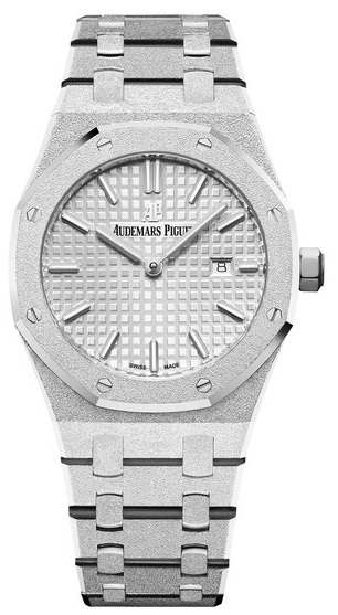 67653BC.GG.1263BC.01 Audemars Piguet Frosted Gold 33 mm Royal Oak