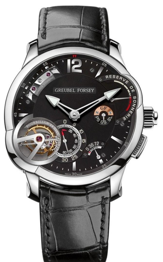 Greubel Forsey Grande Sonnerie Ti Black Dial Tourbillon 24 Secondes Titanium - фото 1