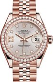 Rolex Datejust Ladies 279135rbr-0004 28 mm Everose Gold 