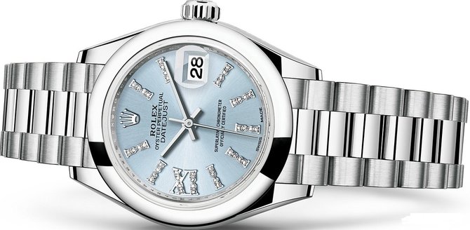 Rolex 279166-0002 Datejust Ladies 28 mm Platinum - фото 2
