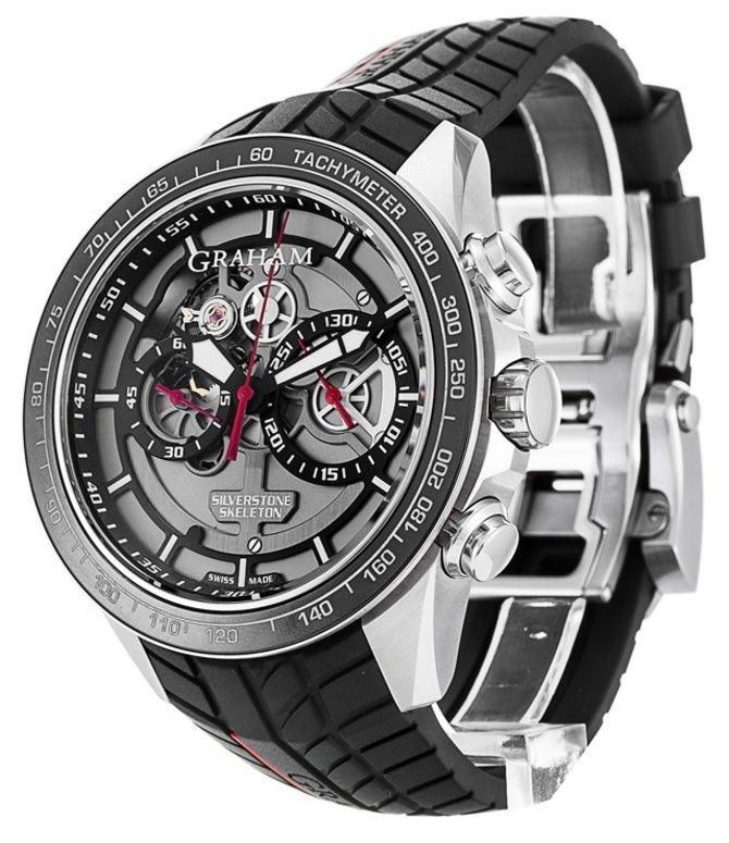 Graham 2STAC1.B01A Silverstone Skeleton Chronograph - фото 3