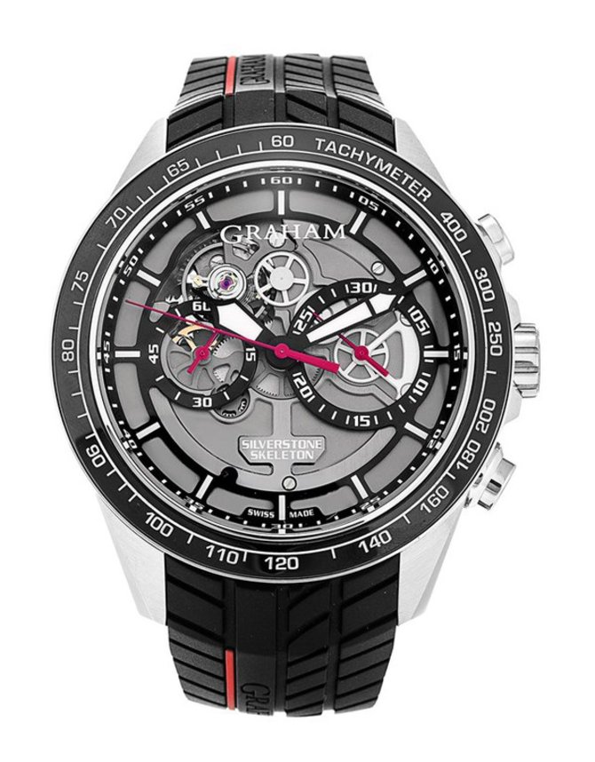 Graham 2STAC1.B01A Silverstone Skeleton Chronograph - фото 1