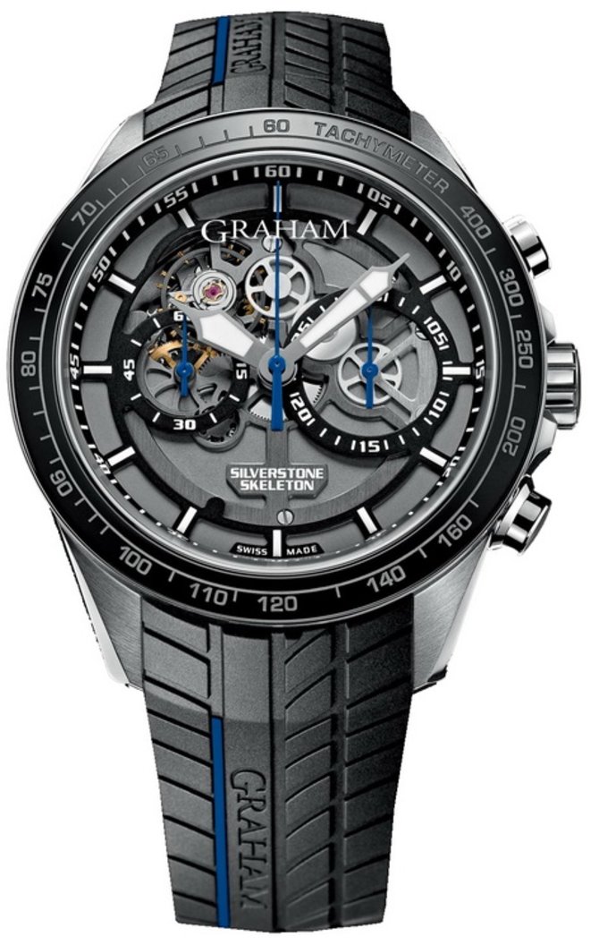Graham 2STAC3.B01A.K91F Silverstone RS Skeleton Blue - фото 1