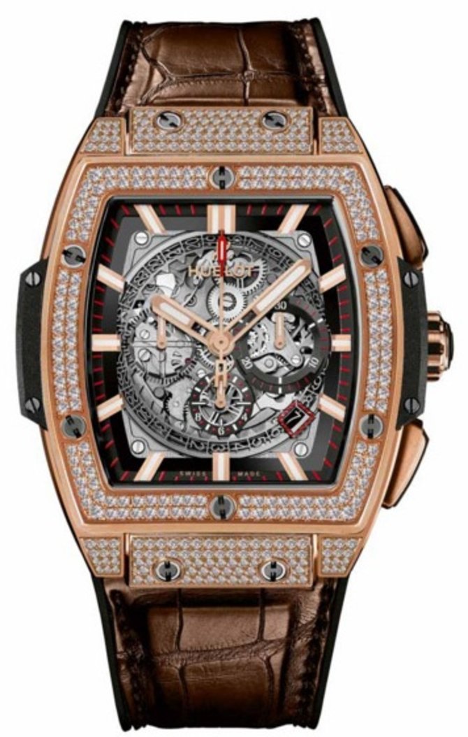 Hublot 601.OX.0183.LR.1704 Spirit of Big Bang King Gold Pave Diamond